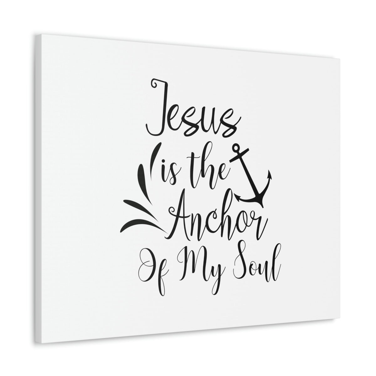 Scripture Walls Jesus is the Anchor of My Soul Hebrews 6:19 Bible Verse Canvas Christian Wall Art Ready To Hang Unframed-Express Your Love Gifts