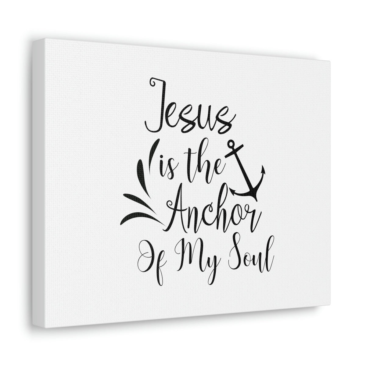 Scripture Walls Jesus is the Anchor of My Soul Hebrews 6:19 Bible Verse Canvas Christian Wall Art Ready To Hang Unframed-Express Your Love Gifts