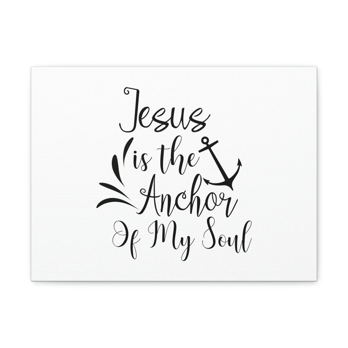 Scripture Walls Jesus is the Anchor of My Soul Hebrews 6:19 Bible Verse Canvas Christian Wall Art Ready To Hang Unframed-Express Your Love Gifts