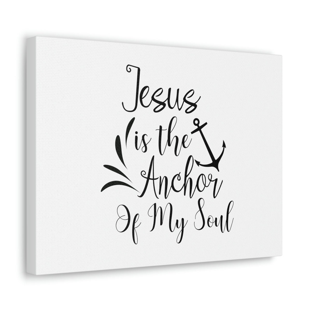 Scripture Walls Jesus is the Anchor of My Soul Hebrews 6:19 Bible Verse Canvas Christian Wall Art Ready To Hang Unframed-Express Your Love Gifts