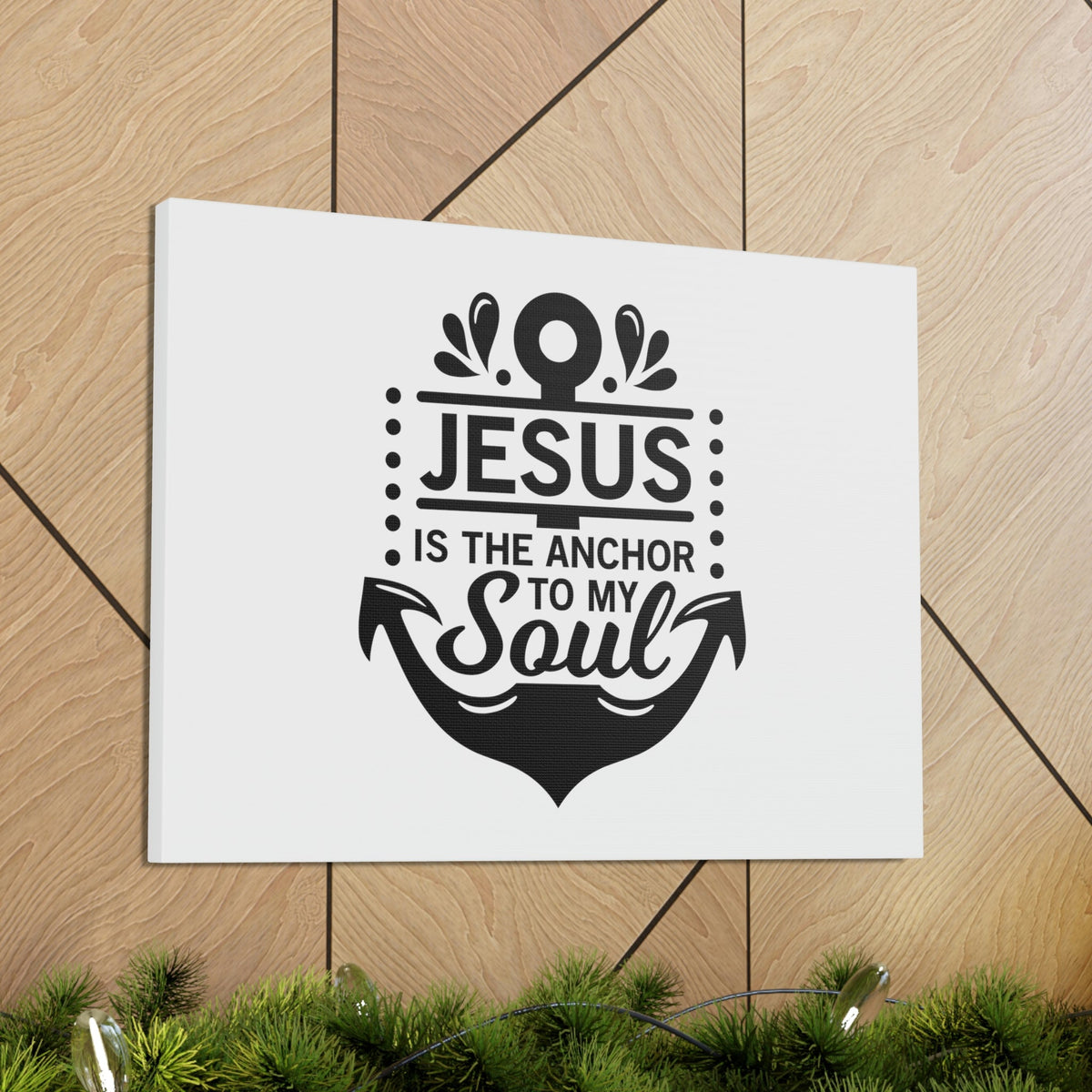 Scripture Walls Jesus Is The Anchor To My Soul Hebrews 6:19 Christian Wall Art Bible Verse Print Ready to Hang Unframed-Express Your Love Gifts