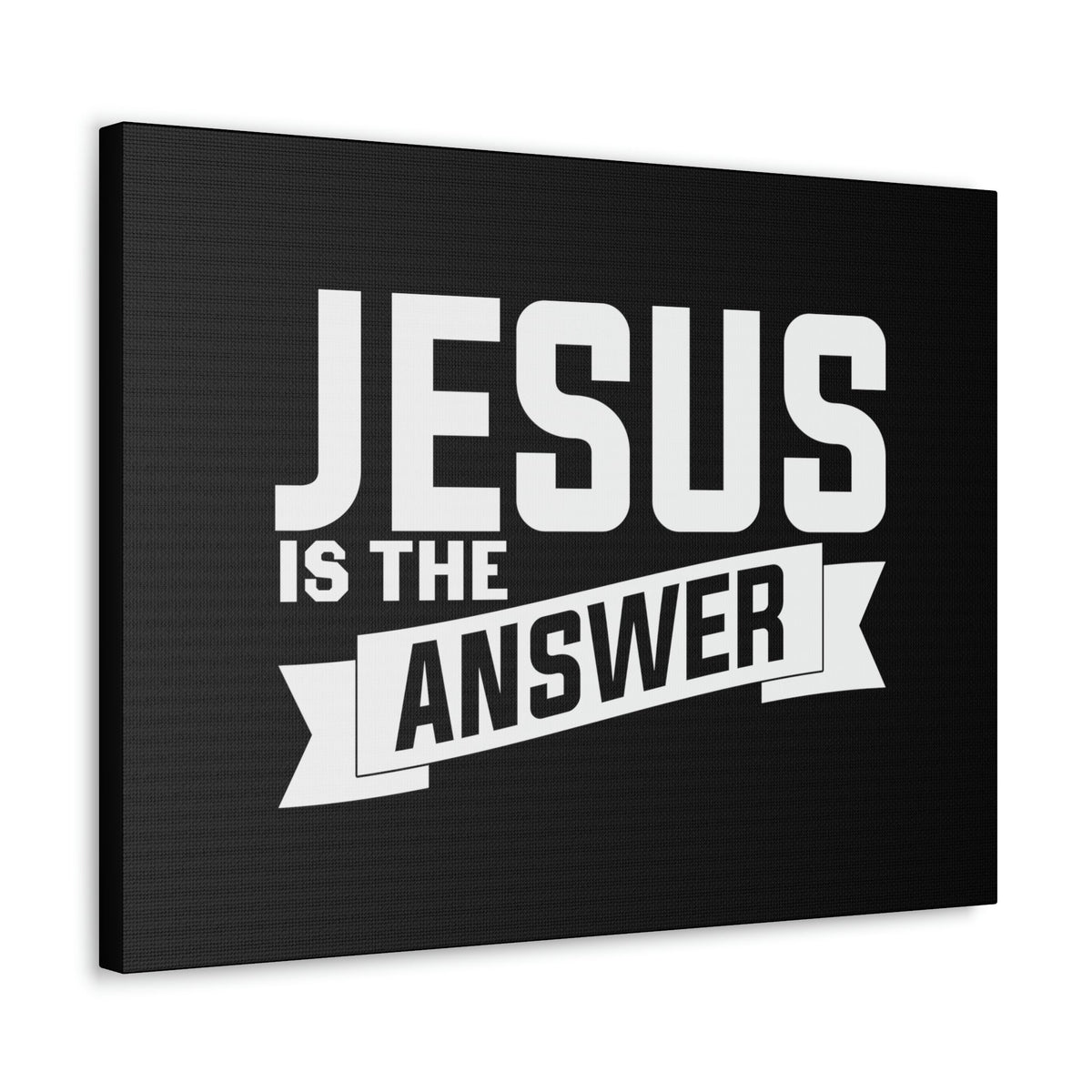 Scripture Walls Jesus Is The Answer John 14:6 Banner Christian Wall Art Bible Verse Print Ready to Hang Unframed-Express Your Love Gifts