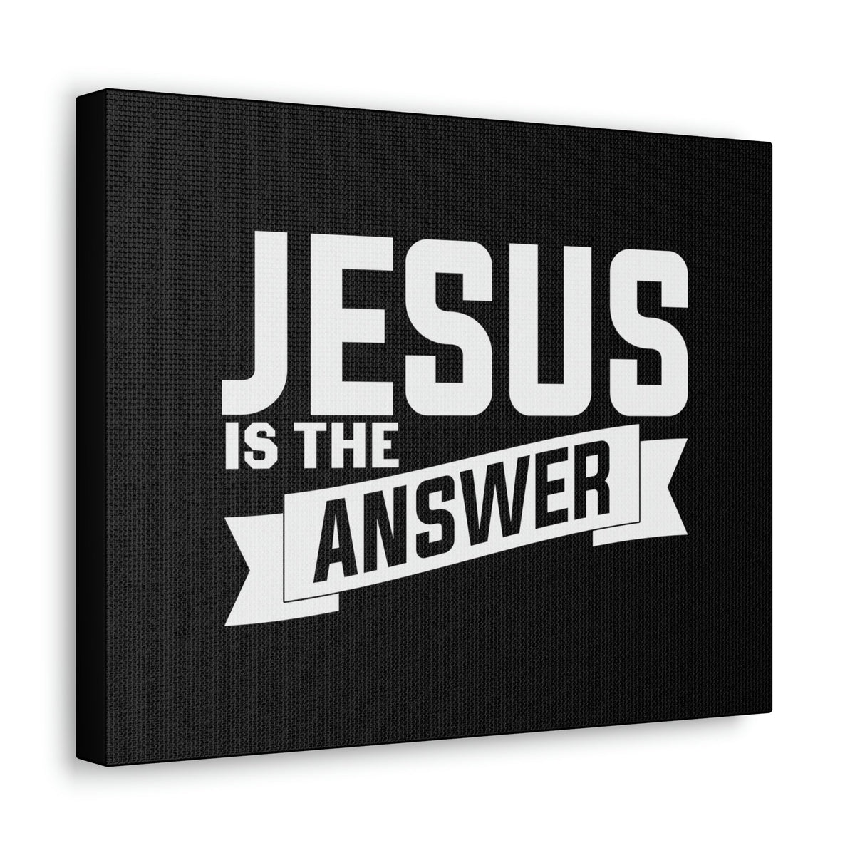 Scripture Walls Jesus Is The Answer John 14:6 Banner Christian Wall Art Bible Verse Print Ready to Hang Unframed-Express Your Love Gifts