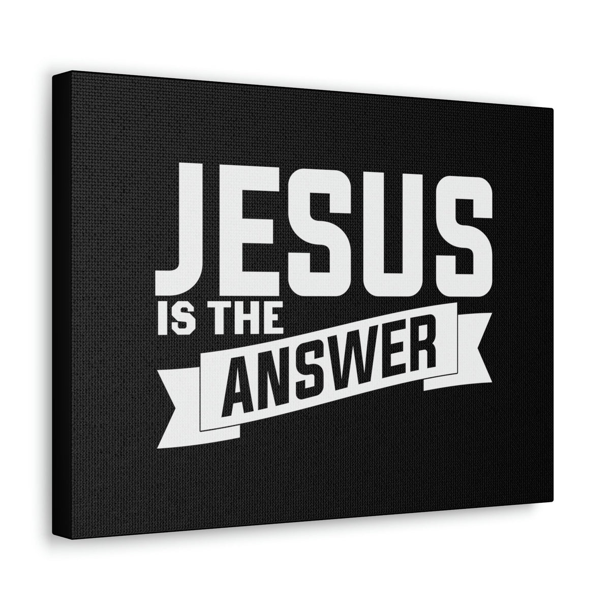 Scripture Walls Jesus Is The Answer John 14:6 Banner Christian Wall Art Bible Verse Print Ready to Hang Unframed-Express Your Love Gifts