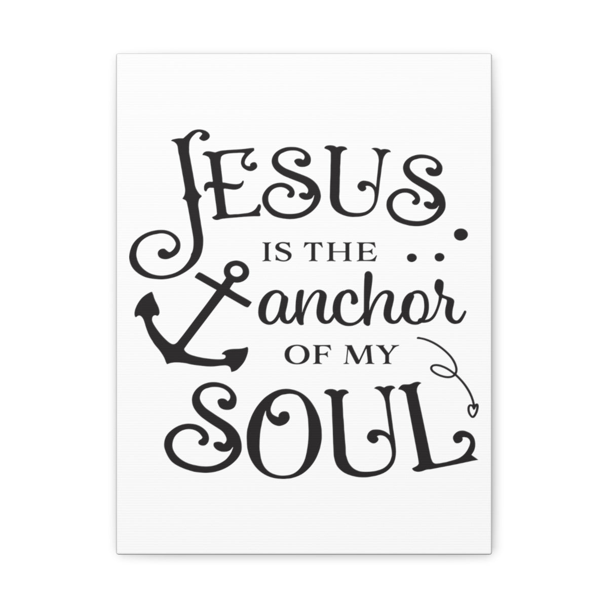 Scripture Walls Jesus Is The Hebrews 6:18-19 Christian Wall Art Print Ready to Hang Unframed-Express Your Love Gifts