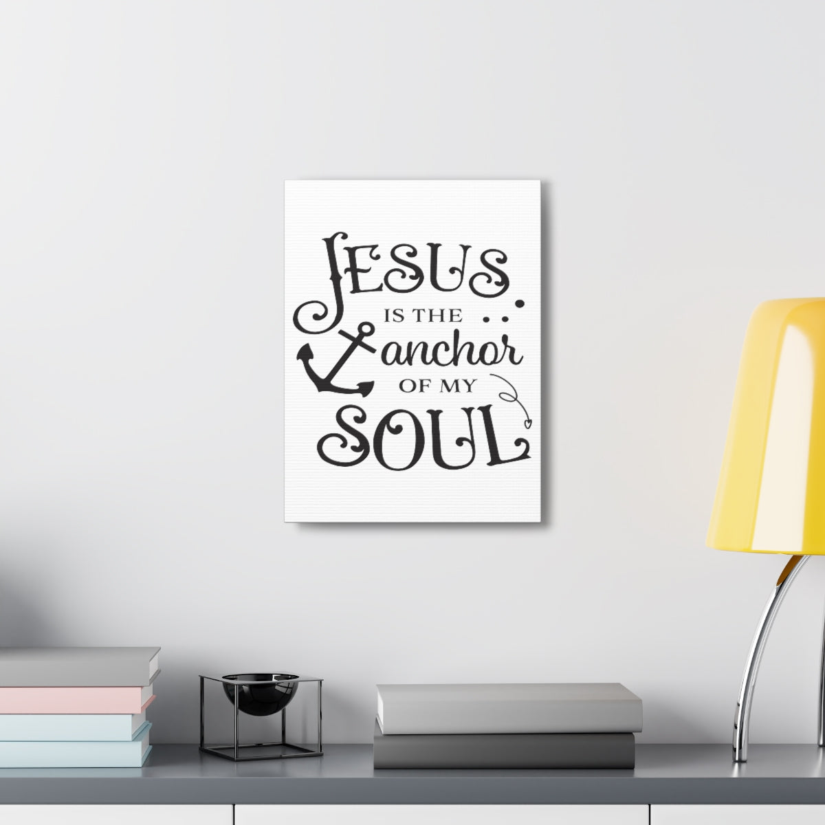 Scripture Walls Jesus Is The Hebrews 6:18-19 Christian Wall Art Print Ready to Hang Unframed-Express Your Love Gifts
