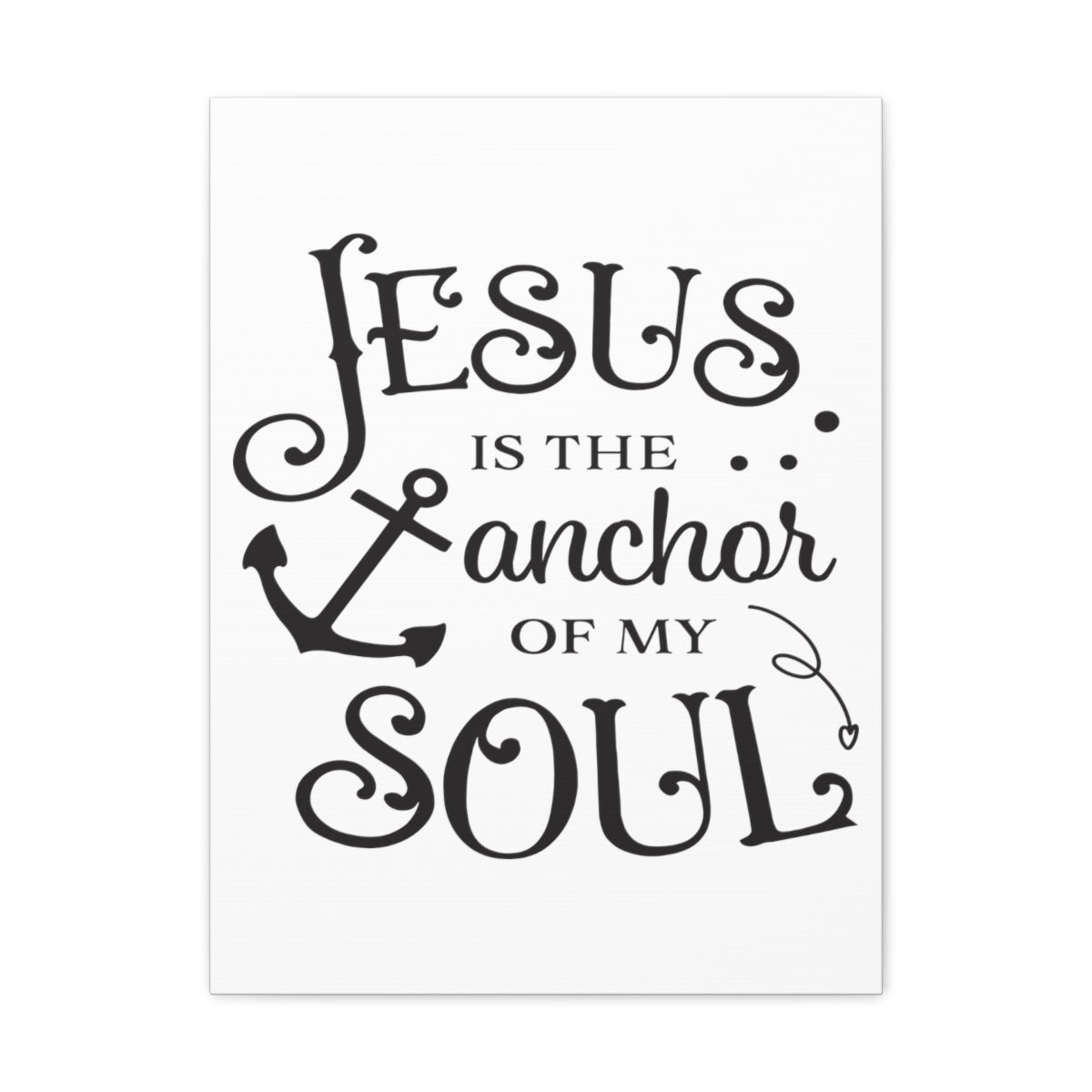 Scripture Walls Jesus Is The Hebrews 6:18-19 Christian Wall Art Print Ready to Hang Unframed-Express Your Love Gifts