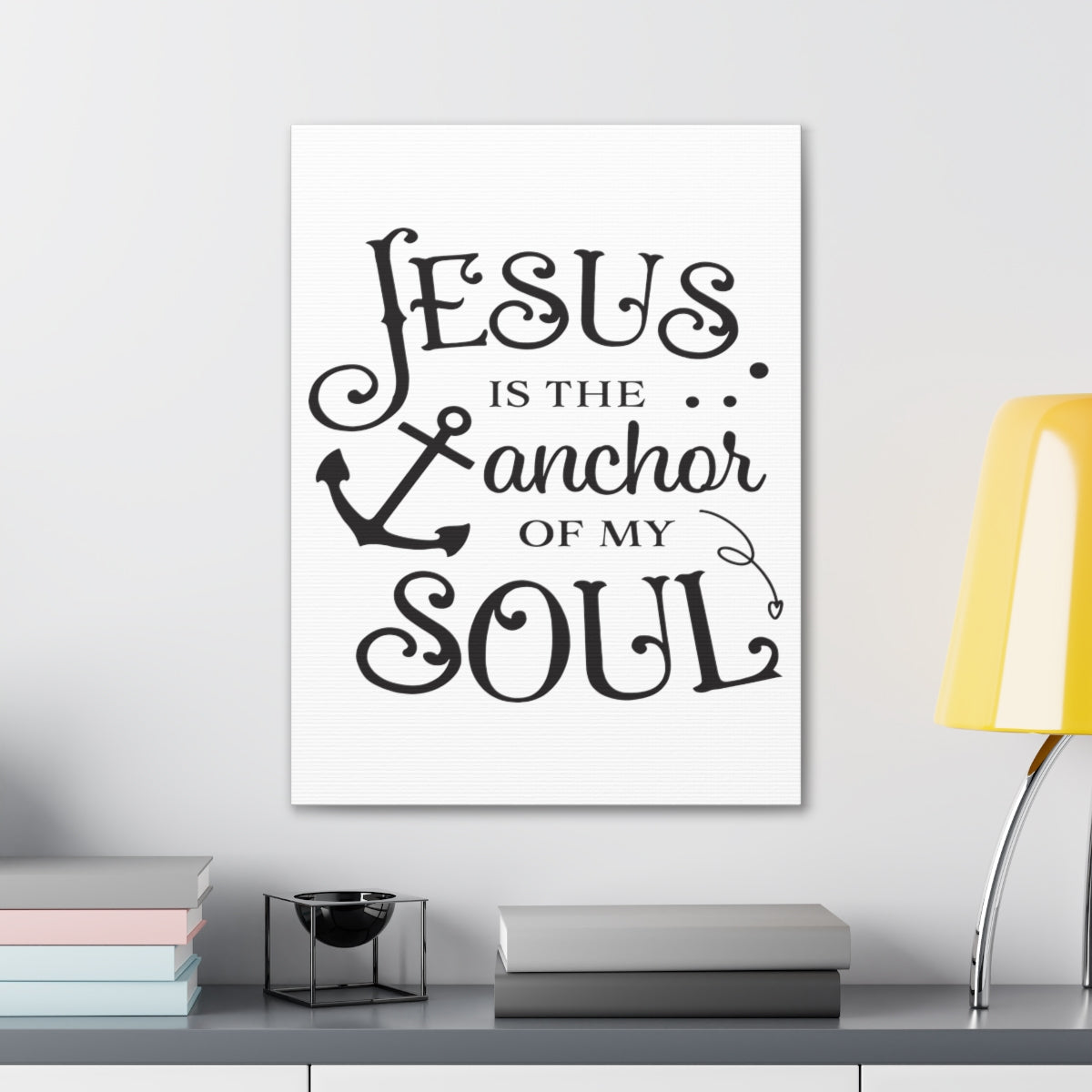 Scripture Walls Jesus Is The Hebrews 6:18-19 Christian Wall Art Print Ready to Hang Unframed-Express Your Love Gifts