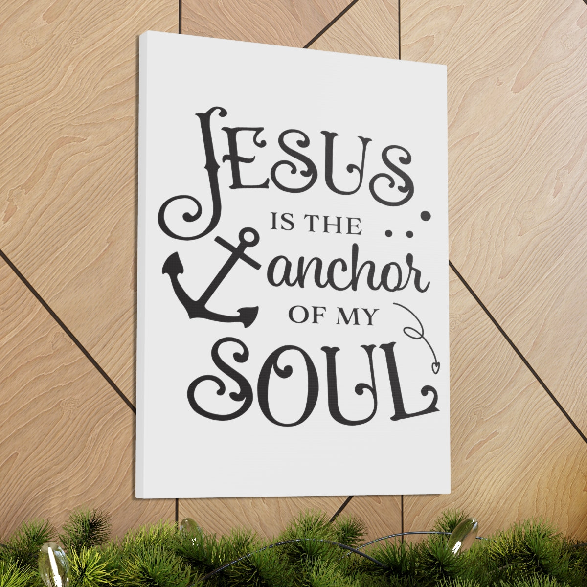 Scripture Walls Jesus Is The Hebrews 6:18-19 Christian Wall Art Print Ready to Hang Unframed-Express Your Love Gifts