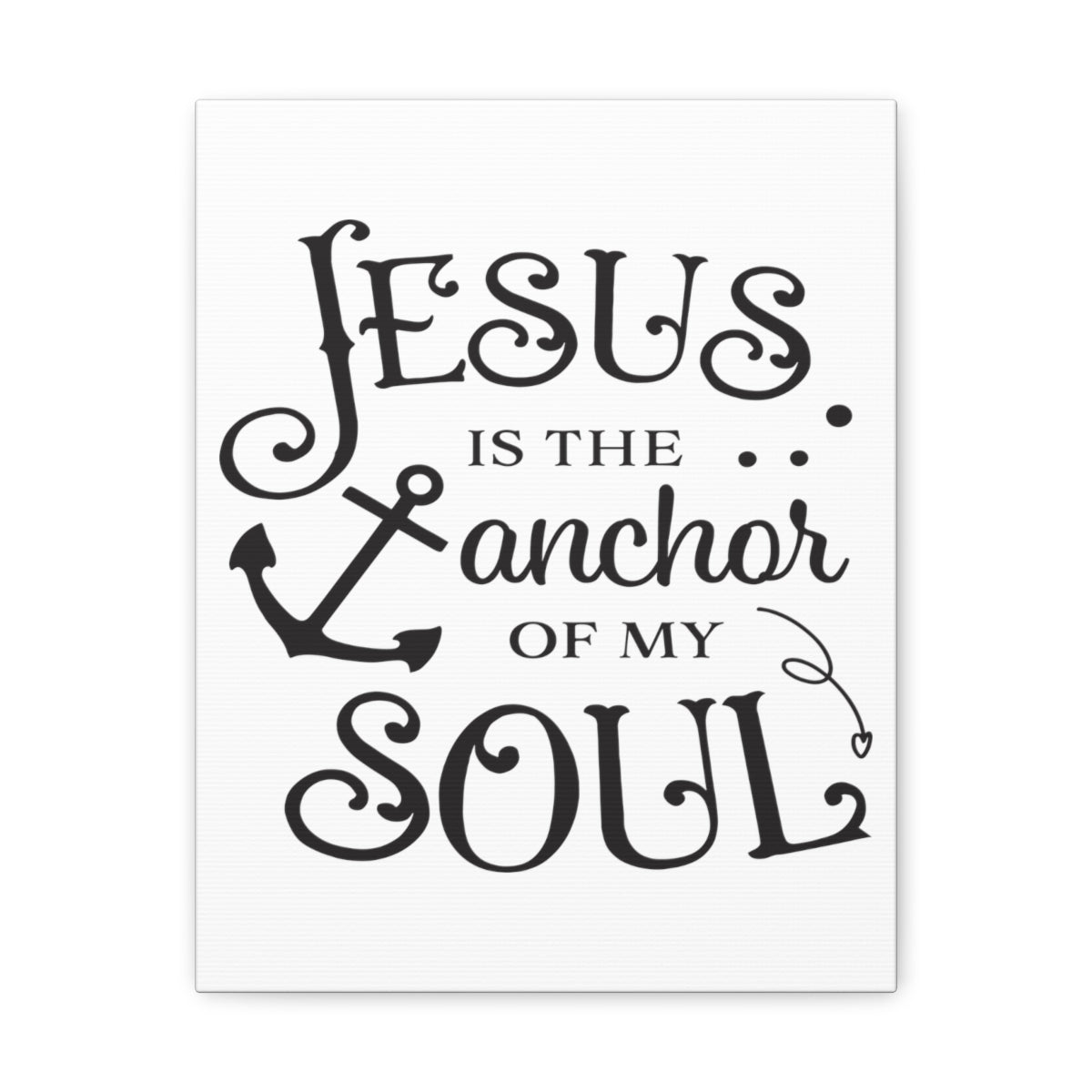 Scripture Walls Jesus Is The Hebrews 6:18-19 Christian Wall Art Print Ready to Hang Unframed-Express Your Love Gifts