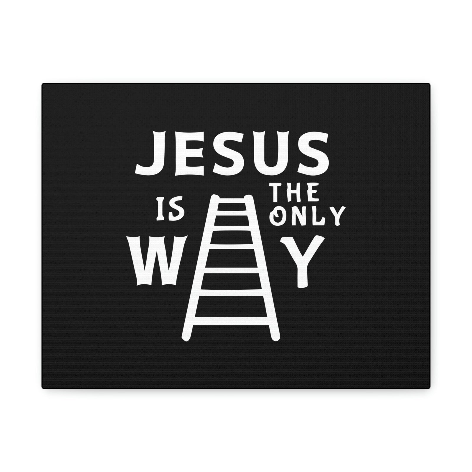 Scripture Walls Jesus Is The Only Way John 14:6 Ladder Christian Wall Art Bible Verse Print Ready to Hang Unframed-Express Your Love Gifts