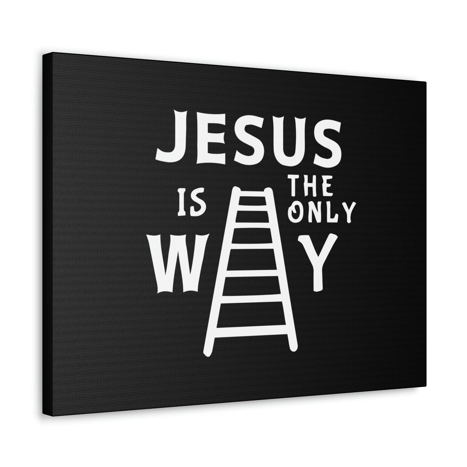 Scripture Walls Jesus Is The Only Way John 14:6 Ladder Christian Wall Art Bible Verse Print Ready to Hang Unframed-Express Your Love Gifts