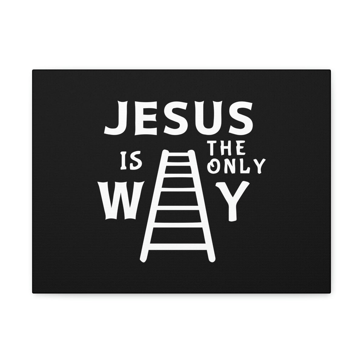 Scripture Walls Jesus Is The Only Way John 14:6 Ladder Christian Wall Art Bible Verse Print Ready to Hang Unframed-Express Your Love Gifts
