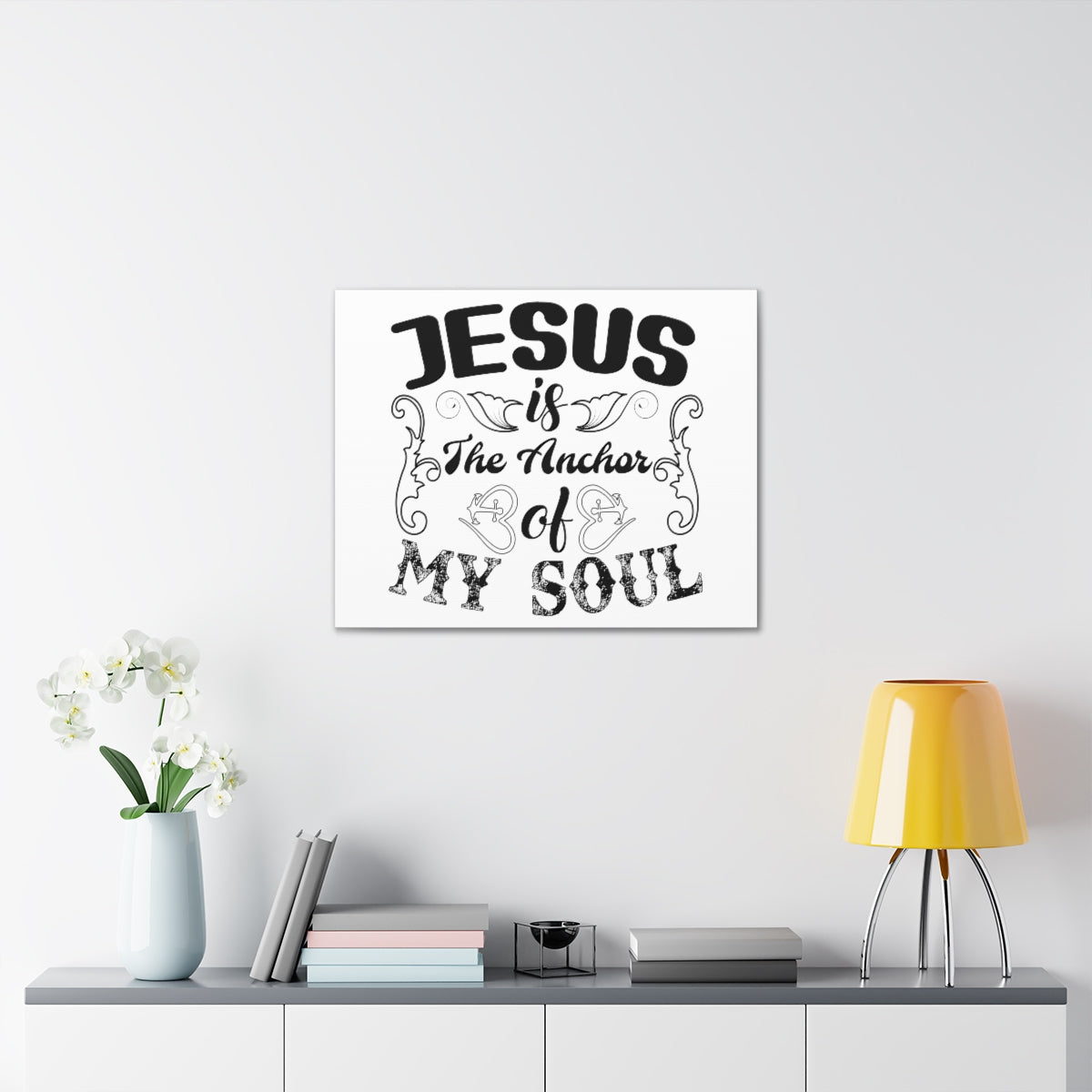 Scripture Walls Jesus Is The Psalms 25:5 Christian Wall Art Print Ready to Hang Unframed-Express Your Love Gifts
