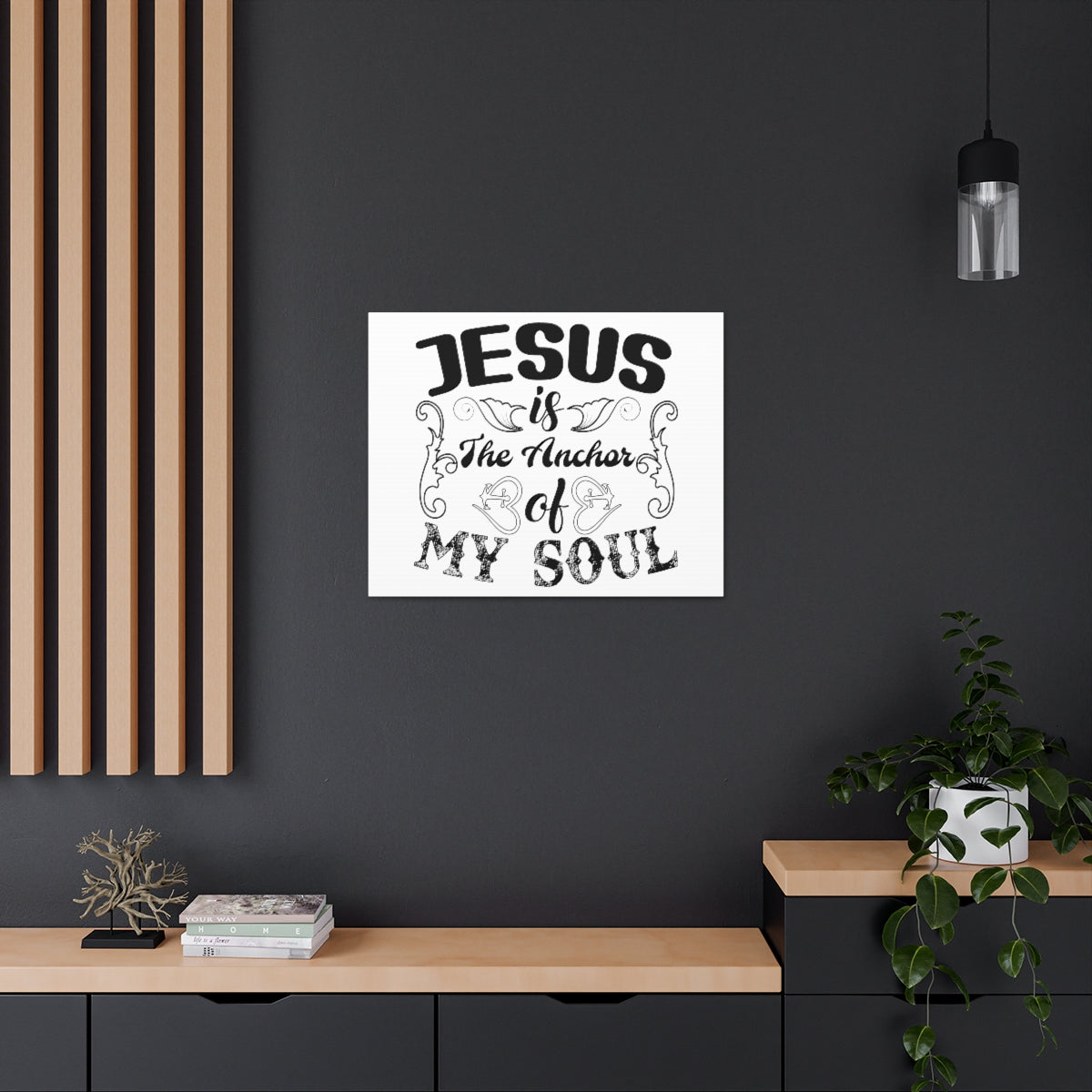 Scripture Walls Jesus Is The Psalms 25:5 Christian Wall Art Print Ready to Hang Unframed-Express Your Love Gifts
