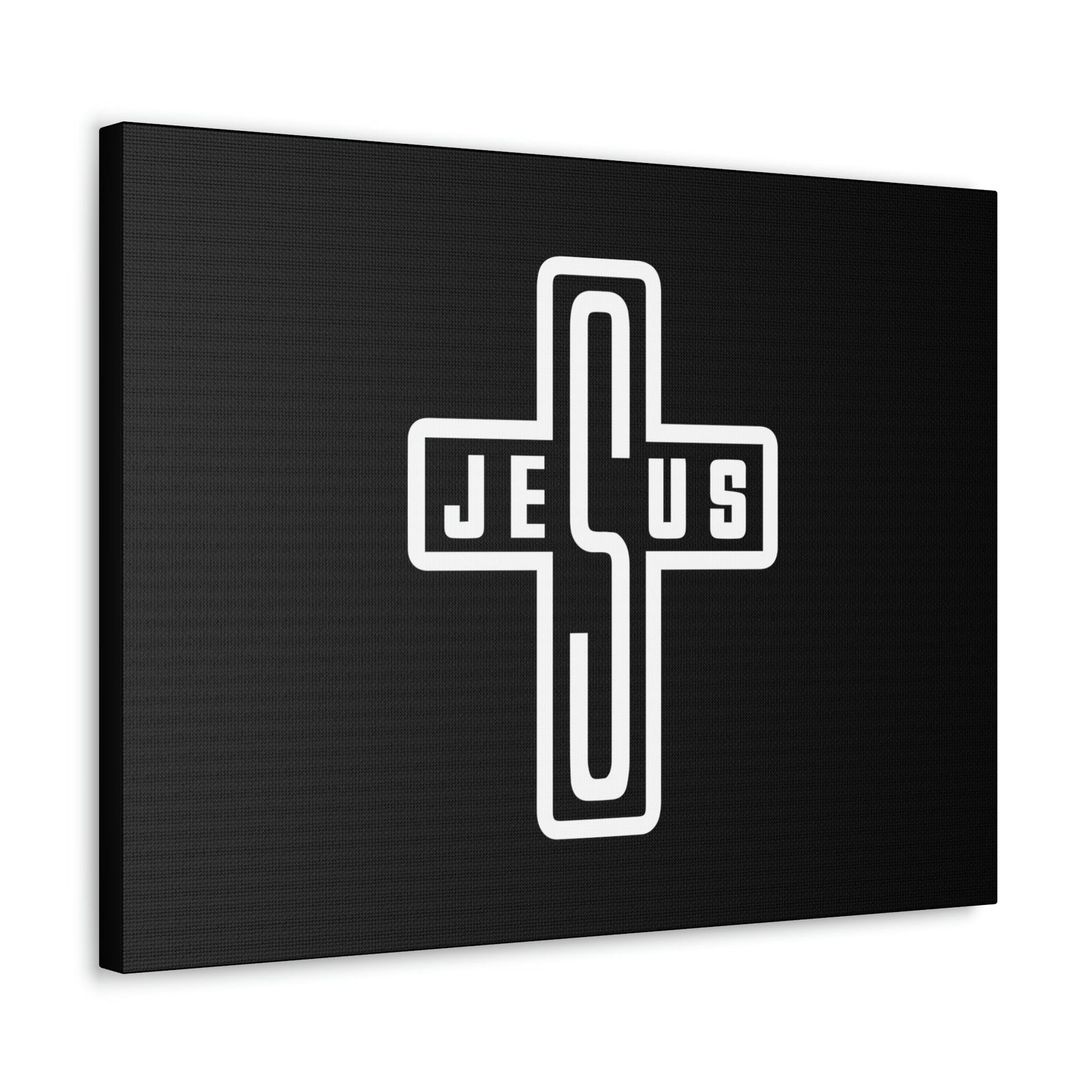 Scripture Walls Jesus John 1:14 White Cross Christian Wall Art Bible Verse Print Ready to Hang Unframed-Express Your Love Gifts