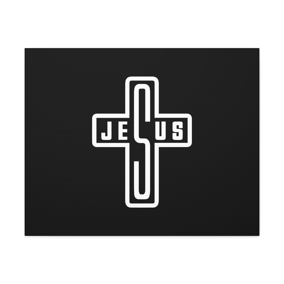 Scripture Walls Jesus John 1:14 White Cross Christian Wall Art Bible Verse Print Ready to Hang Unframed-Express Your Love Gifts