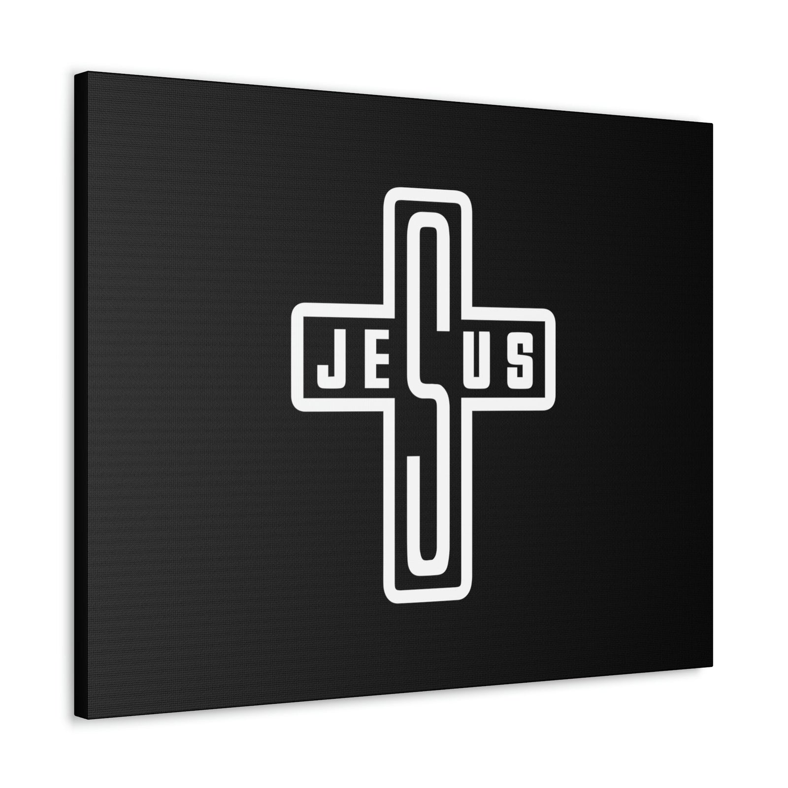 Scripture Walls Jesus John 1:14 White Cross Christian Wall Art Bible Verse Print Ready to Hang Unframed-Express Your Love Gifts