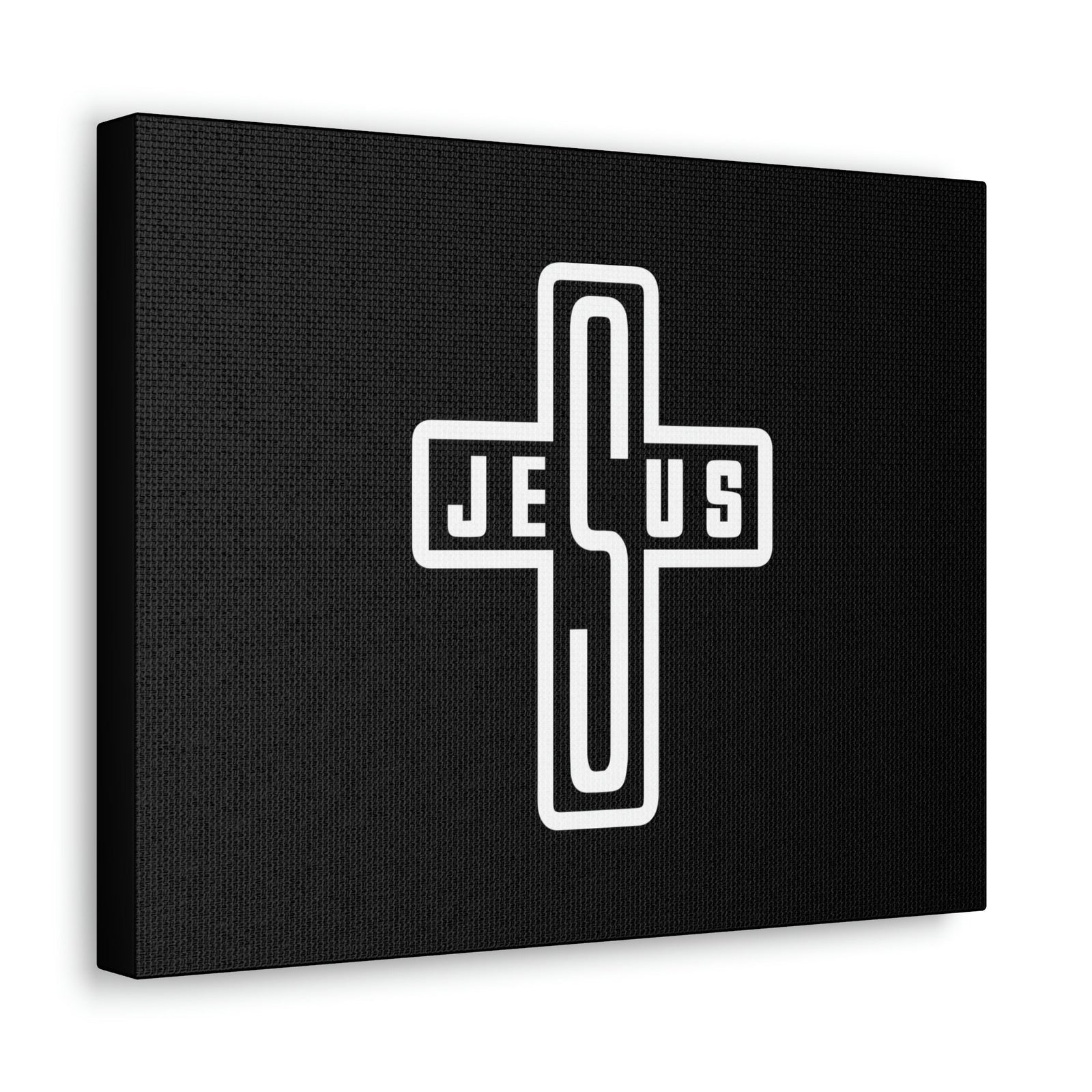 Scripture Walls Jesus John 1:14 White Cross Christian Wall Art Bible Verse Print Ready to Hang Unframed-Express Your Love Gifts