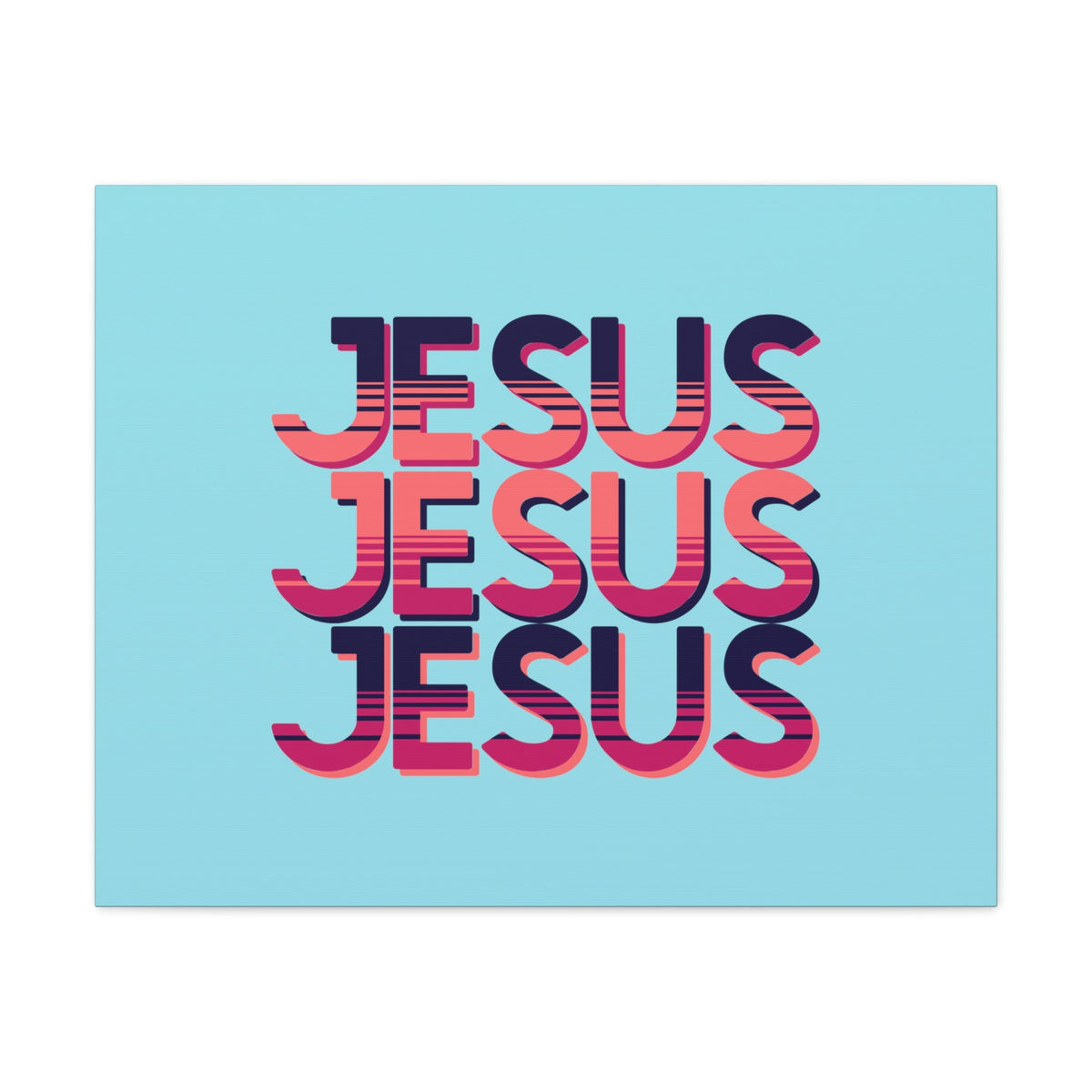 Scripture Walls Jesus John 8:12 Sunset Blue Bible Verse Canvas Christian Wall Art Ready to Hang Unframed-Express Your Love Gifts