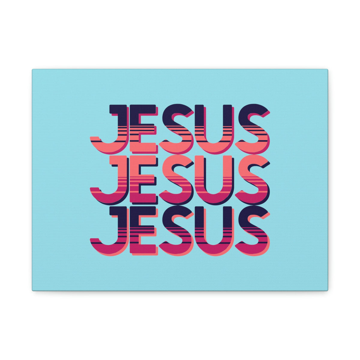 Scripture Walls Jesus John 8:12 Sunset Blue Bible Verse Canvas Christian Wall Art Ready to Hang Unframed-Express Your Love Gifts