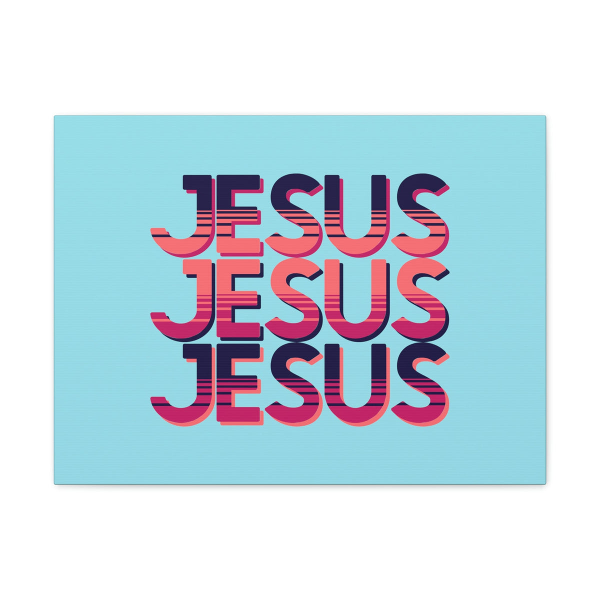 Scripture Walls Jesus John 8:12 Sunset Blue Bible Verse Canvas Christian Wall Art Ready to Hang Unframed-Express Your Love Gifts