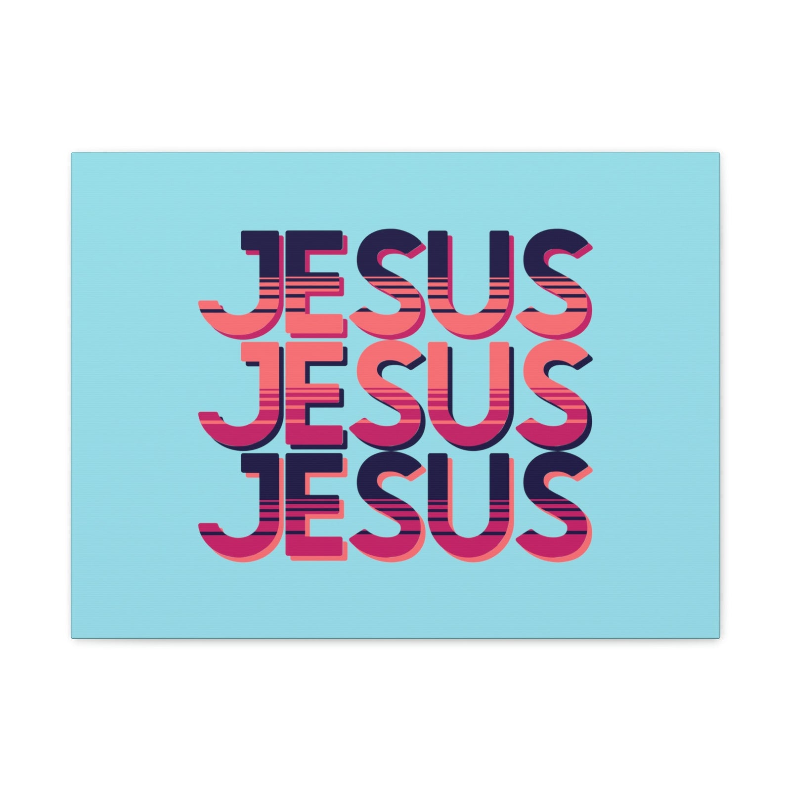 Scripture Walls Jesus John 8:12 Sunset Blue Bible Verse Canvas Christian Wall Art Ready to Hang Unframed-Express Your Love Gifts