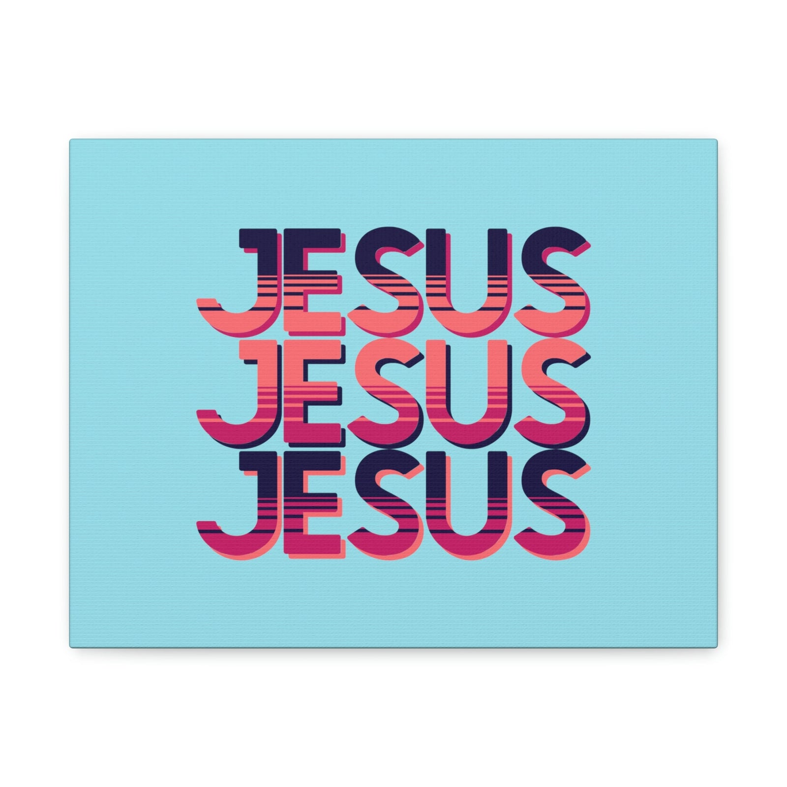 Scripture Walls Jesus John 8:12 Sunset Blue Bible Verse Canvas Christian Wall Art Ready to Hang Unframed-Express Your Love Gifts