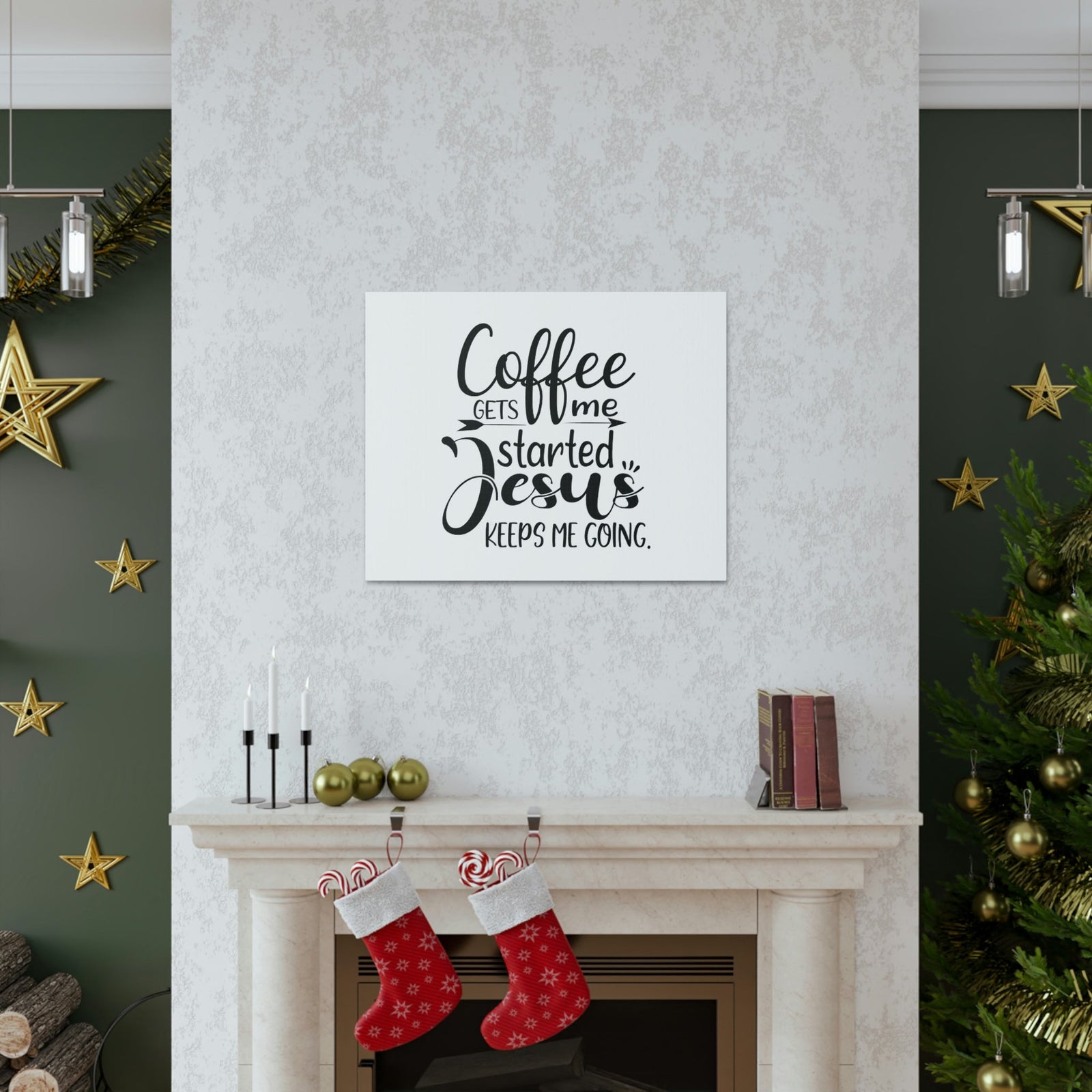 Scripture Walls Jesus Keeps Me Going Philippians 4:19 Christian Wall Art Bible Verse Print Ready to Hang Unframed-Express Your Love Gifts