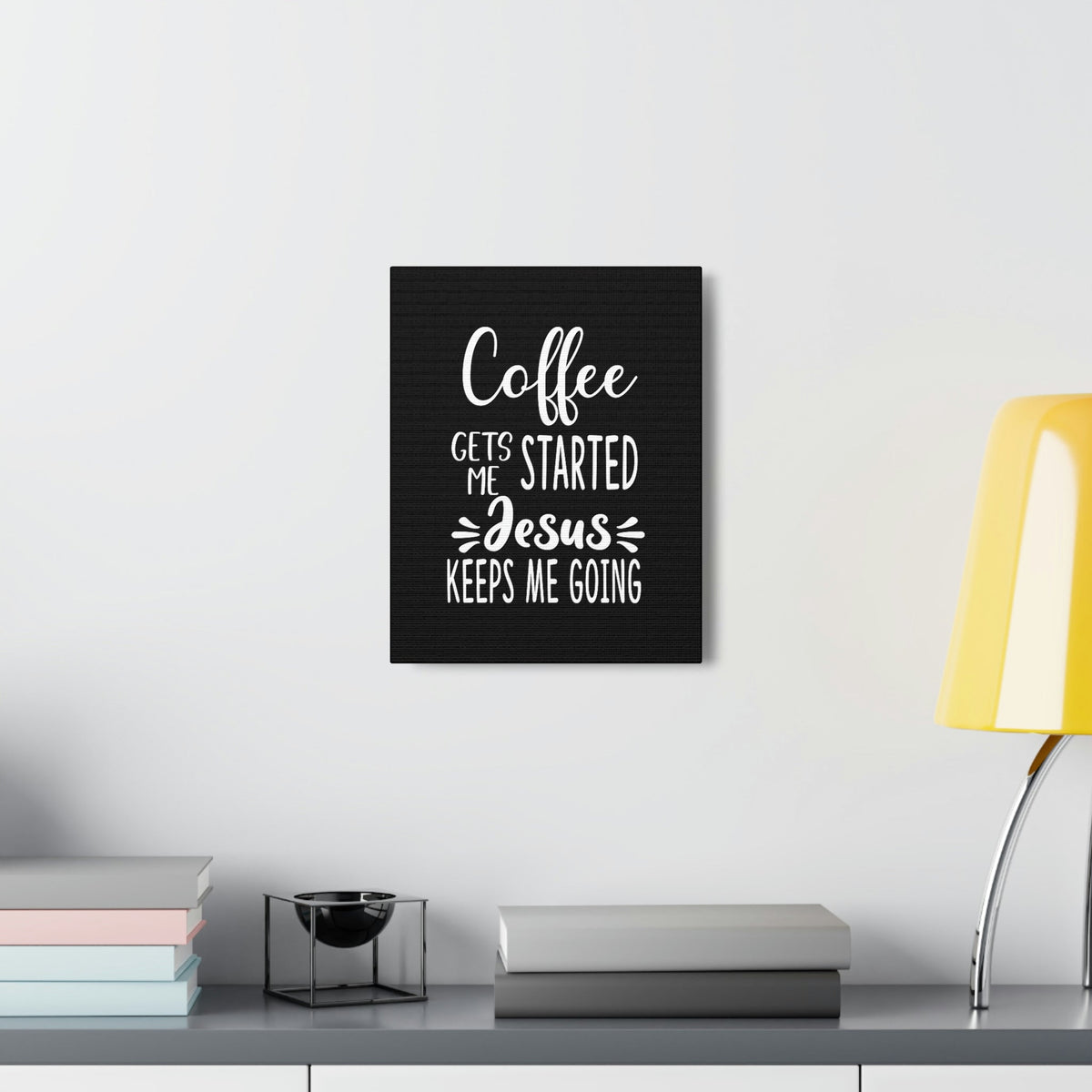 Scripture Walls Jesus Keeps Me Going Philippians 4:19 White Christian Wall Art Bible Verse Print Ready to Hang Unframed-Express Your Love Gifts