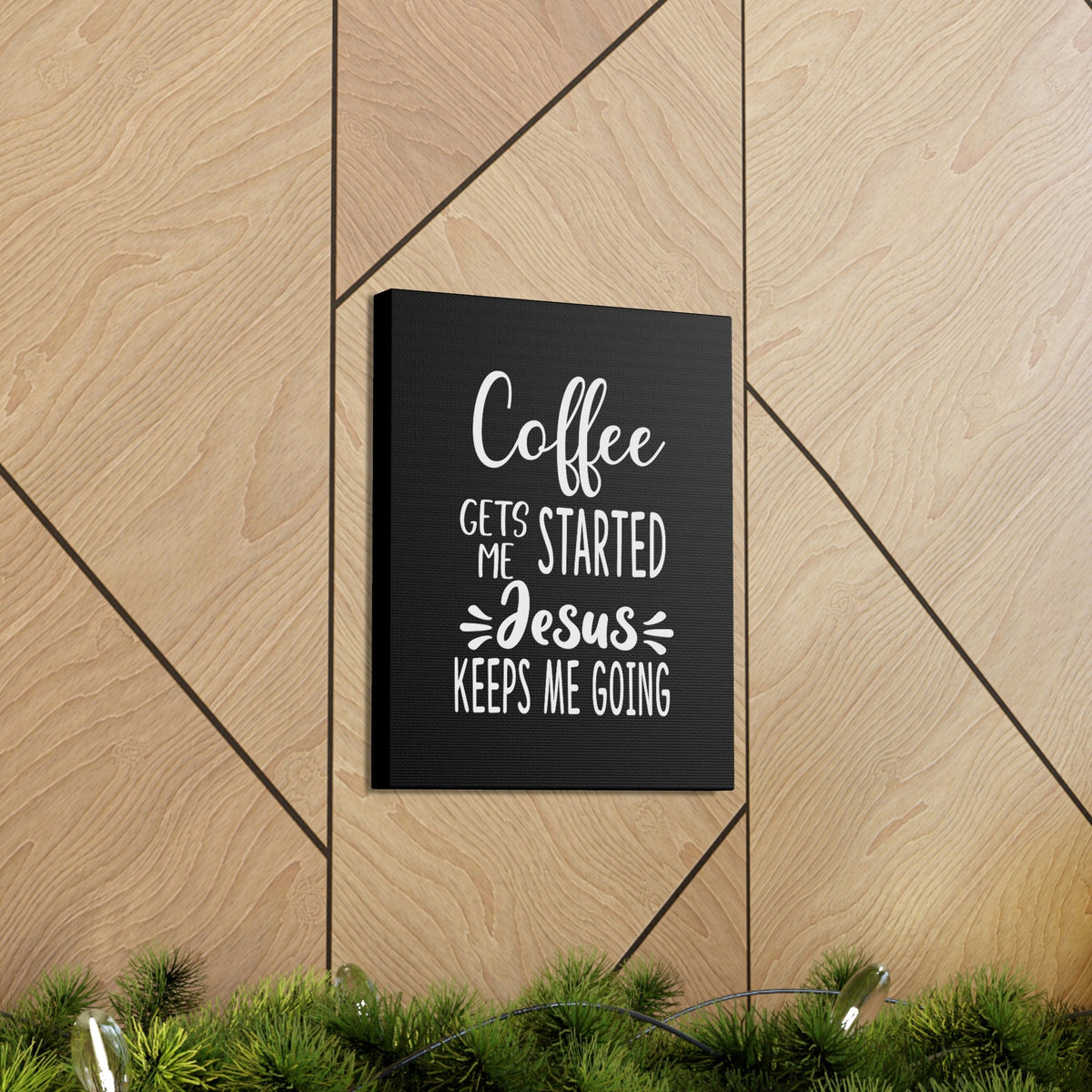 Scripture Walls Jesus Keeps Me Going Philippians 4:19 White Christian Wall Art Bible Verse Print Ready to Hang Unframed-Express Your Love Gifts
