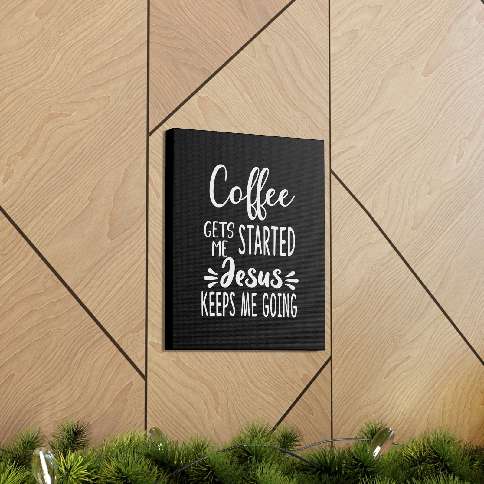 Scripture Walls Jesus Keeps Me Going Philippians 4:19 White Christian Wall Art Bible Verse Print Ready to Hang Unframed-Express Your Love Gifts