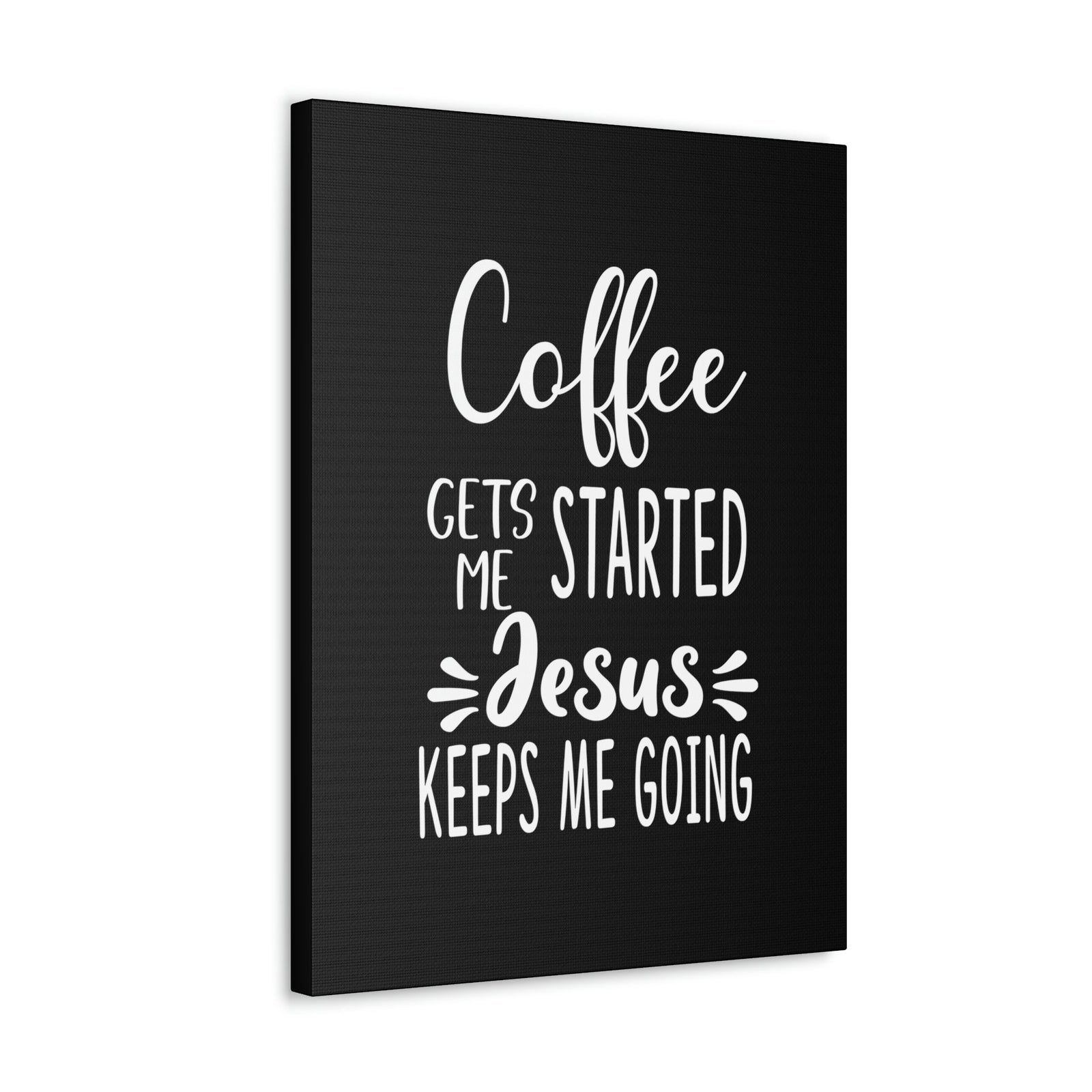 Scripture Walls Jesus Keeps Me Going Philippians 4:19 White Christian Wall Art Bible Verse Print Ready to Hang Unframed-Express Your Love Gifts