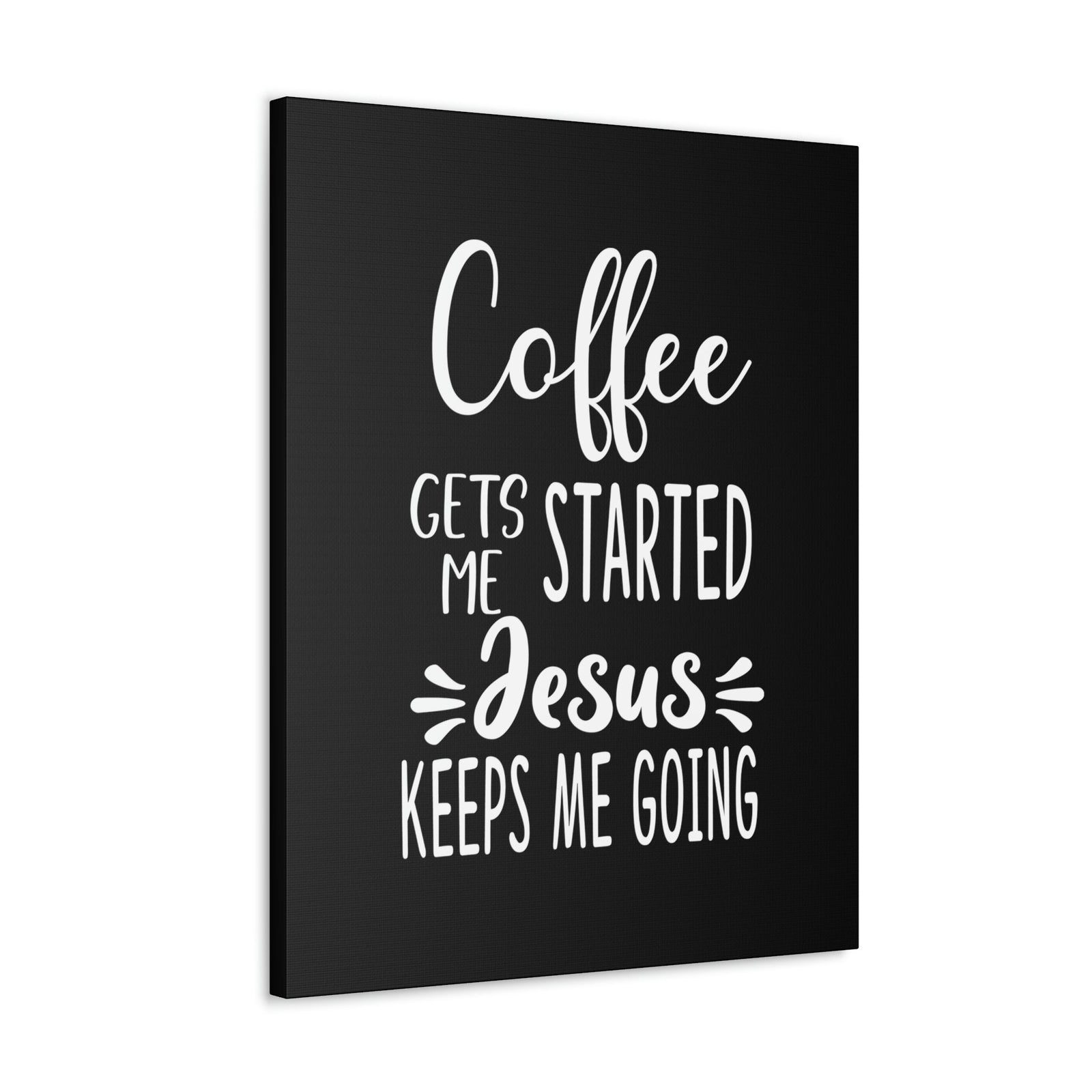 Scripture Walls Jesus Keeps Me Going Philippians 4:19 White Christian Wall Art Bible Verse Print Ready to Hang Unframed-Express Your Love Gifts