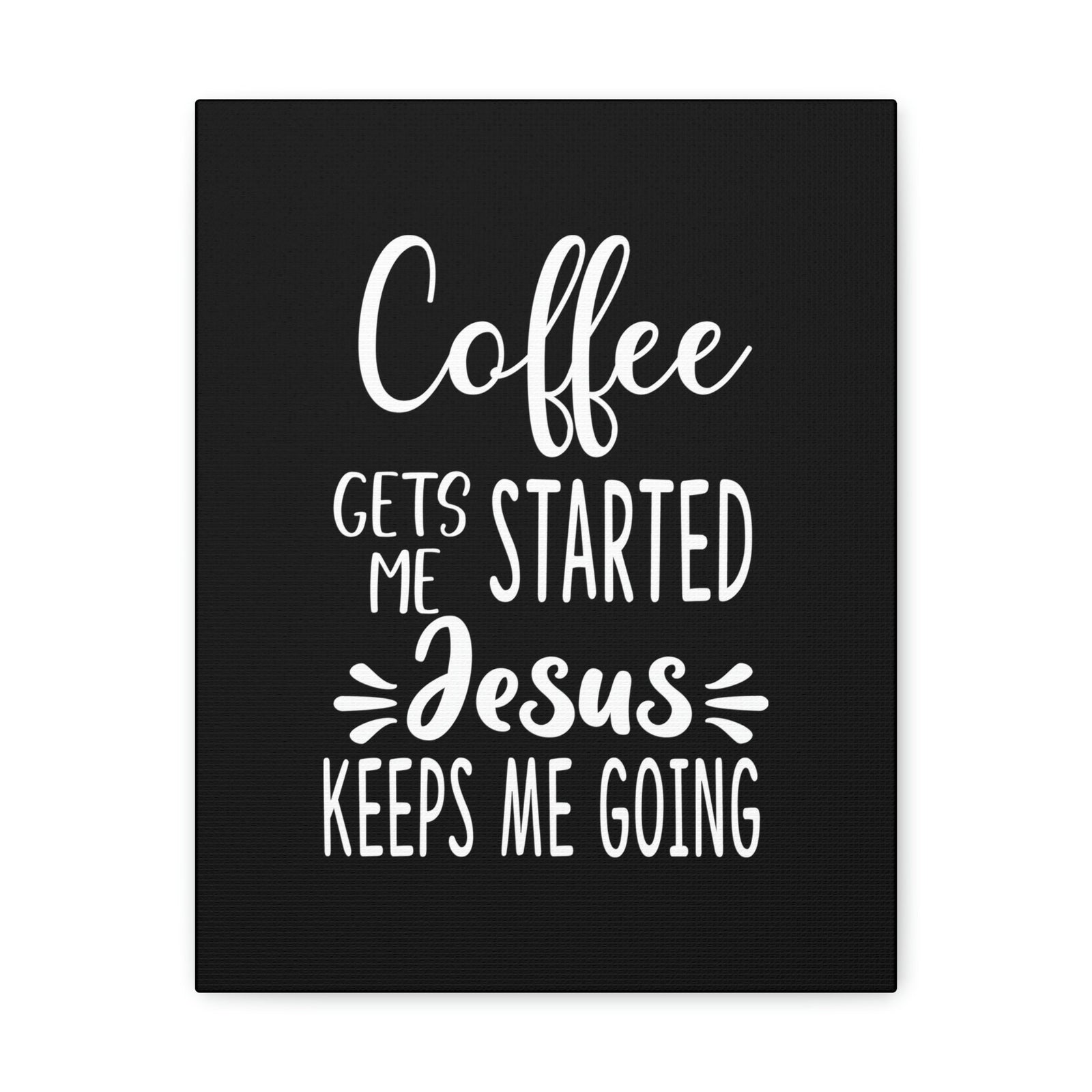 Scripture Walls Jesus Keeps Me Going Philippians 4:19 White Christian Wall Art Bible Verse Print Ready to Hang Unframed-Express Your Love Gifts