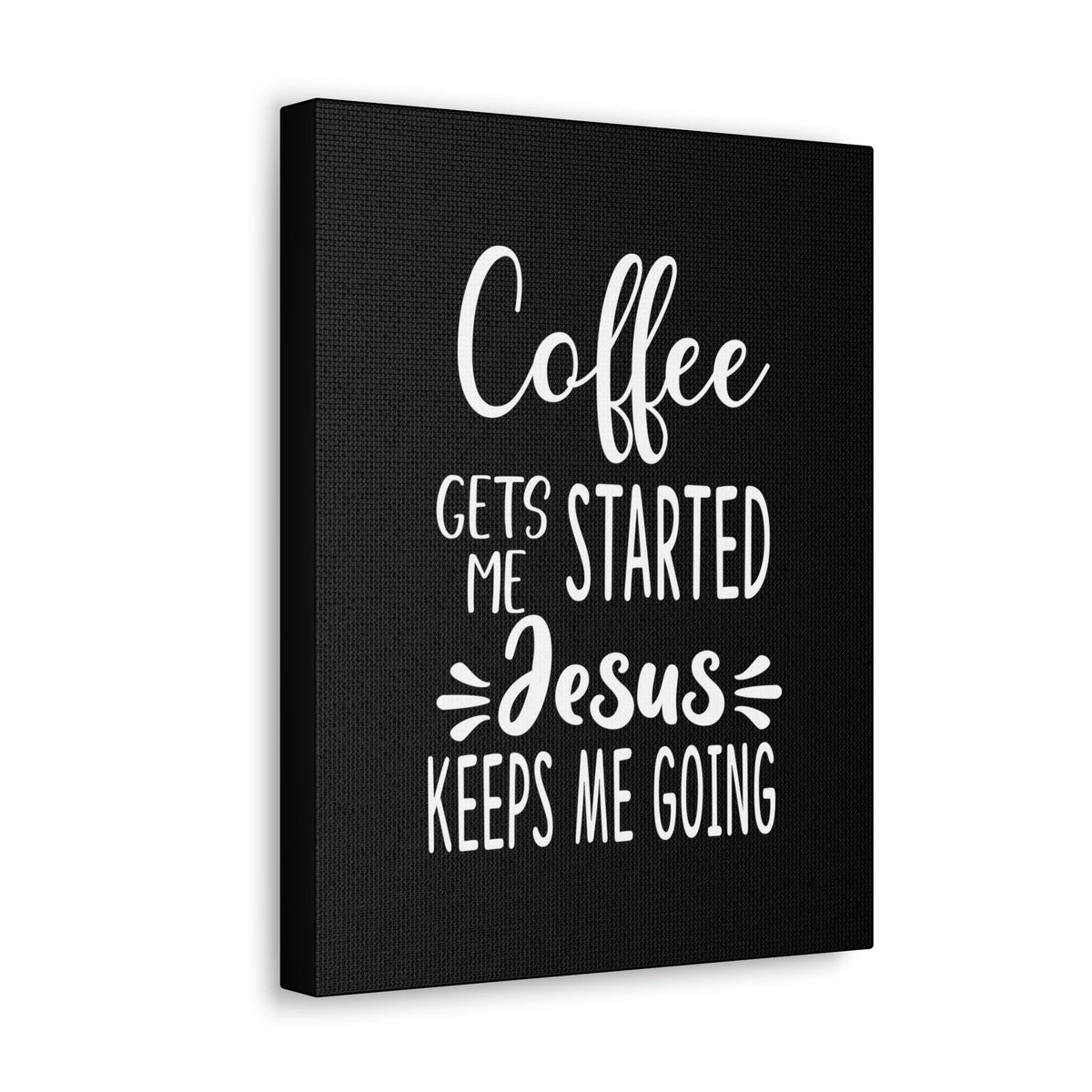 Scripture Walls Jesus Keeps Me Going Philippians 4:19 White Christian Wall Art Bible Verse Print Ready to Hang Unframed-Express Your Love Gifts