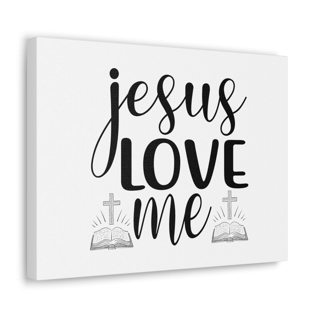Scripture Walls Jesus Love Me JOHN 15:9 Cross Christian Wall Art Bible Verse Print Ready to Hang Unframed-Express Your Love Gifts