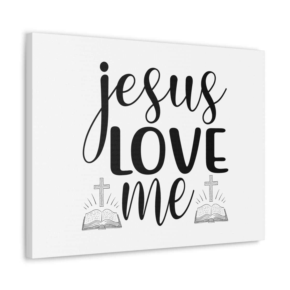 Scripture Walls Jesus Love Me JOHN 15:9 Cross Christian Wall Art Bible Verse Print Ready to Hang Unframed-Express Your Love Gifts