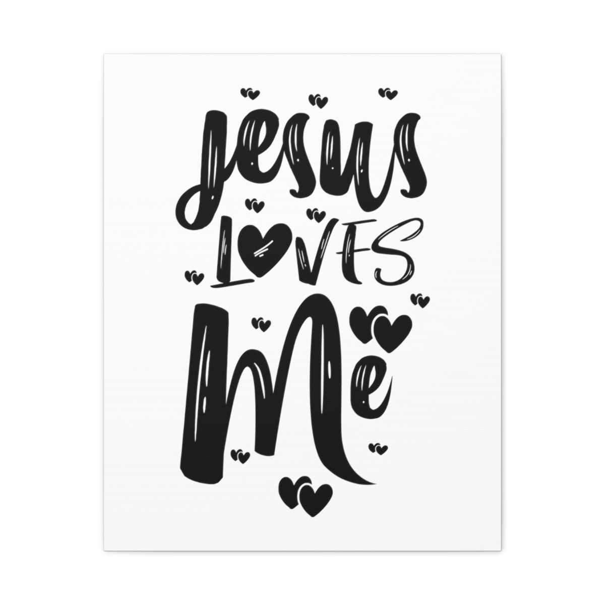 Scripture Walls Jesus Loves Me 1 John 4:9-10 Christian Wall Art Print Ready to Hang Unframed-Express Your Love Gifts