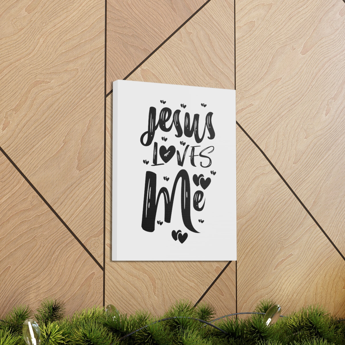 Scripture Walls Jesus Loves Me 1 John 4:9-10 Christian Wall Art Print Ready to Hang Unframed-Express Your Love Gifts