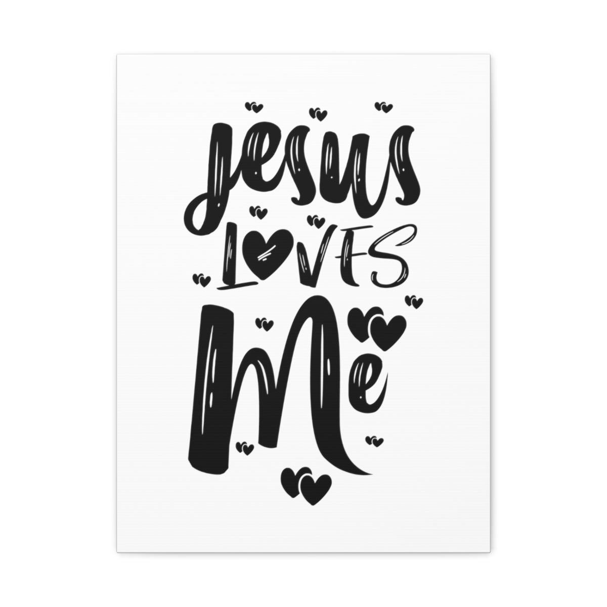 Scripture Walls Jesus Loves Me 1 John 4:9-10 Christian Wall Art Print Ready to Hang Unframed-Express Your Love Gifts