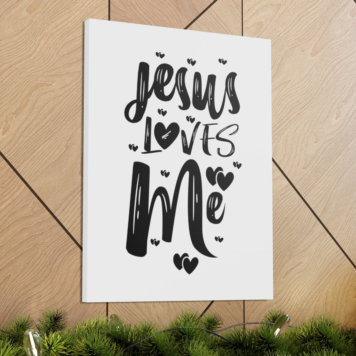 Scripture Walls Jesus Loves Me 1 John 4:9-10 Christian Wall Art Print Ready to Hang Unframed-Express Your Love Gifts