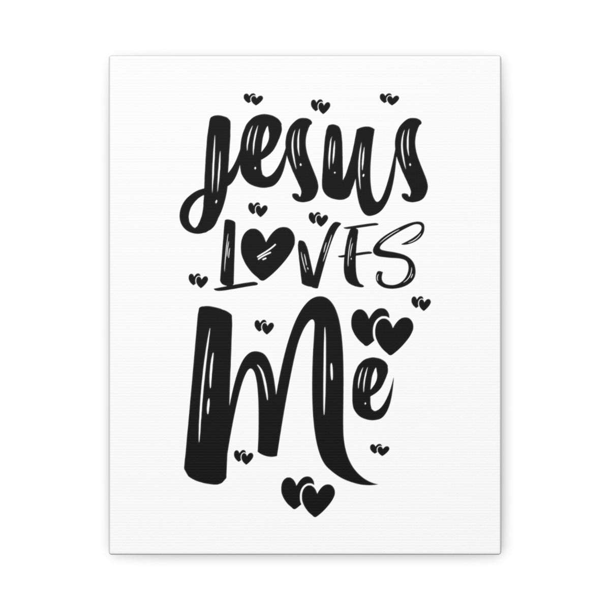Scripture Walls Jesus Loves Me 1 John 4:9-10 Christian Wall Art Print Ready to Hang Unframed-Express Your Love Gifts