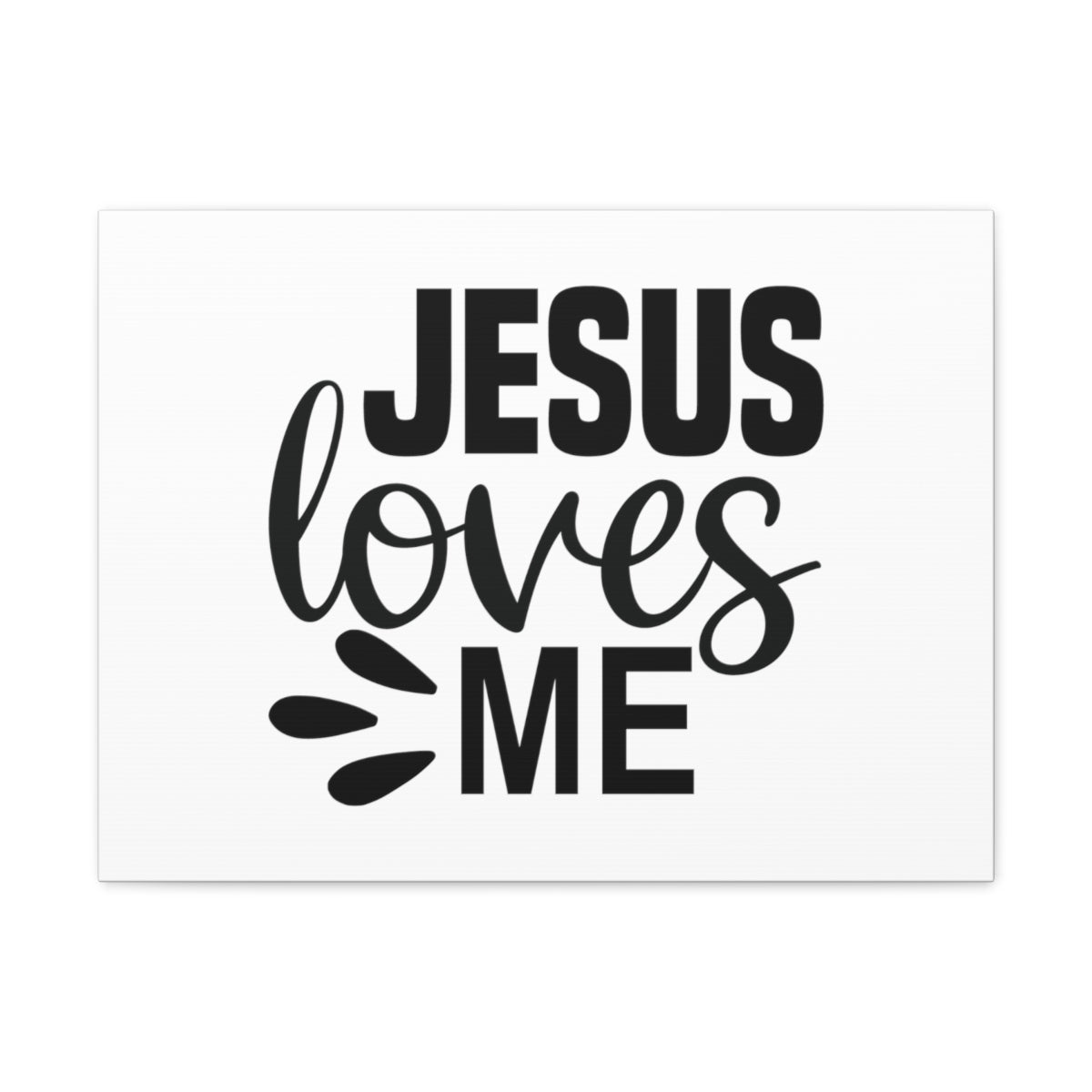 Scripture Walls Jesus Loves Me ROMANS 5:8 Christian Wall Art Bible Verse Print Ready to Hang Unframed-Express Your Love Gifts