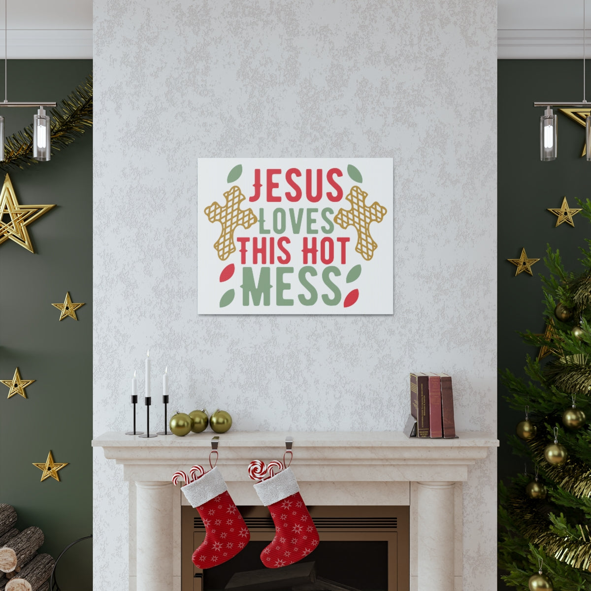 Scripture Walls Jesus Loves This John 15:9 Christian Wall Art Print Ready to Hang Unframed-Express Your Love Gifts