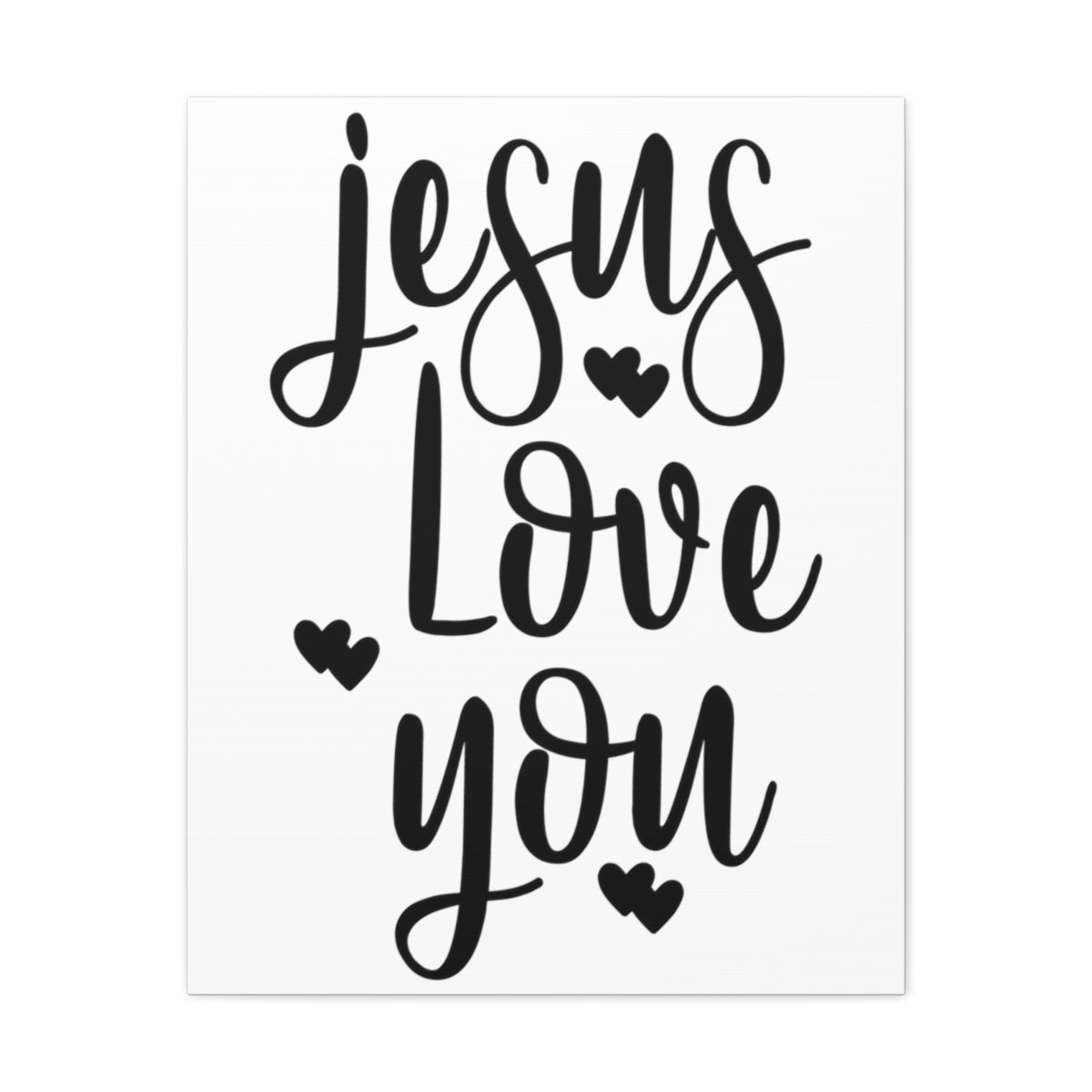 Scripture Walls Jesus Loves You 1 John 4:18 Christian Wall Art Print Ready to Hang Unframed-Express Your Love Gifts