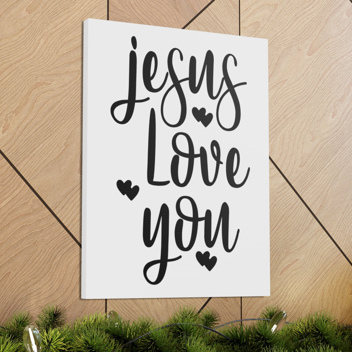 Scripture Walls Jesus Loves You 1 John 4:18 Christian Wall Art Print Ready to Hang Unframed-Express Your Love Gifts