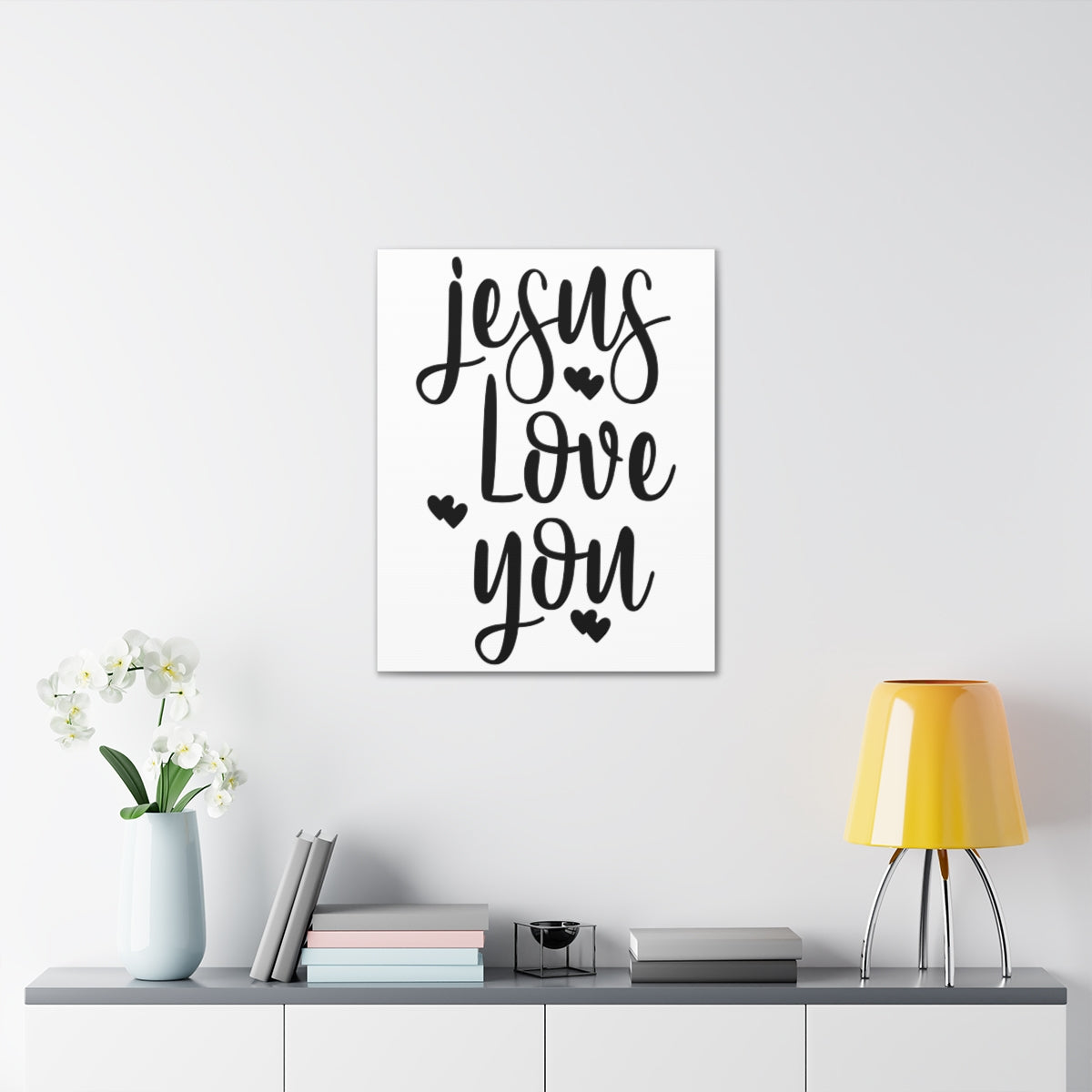 Scripture Walls Jesus Loves You 1 John 4:18 Christian Wall Art Print Ready to Hang Unframed-Express Your Love Gifts