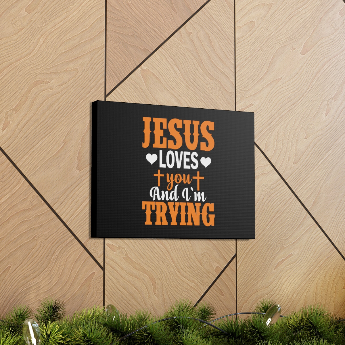 Scripture Walls Jesus Loves You James 1:3 Christian Wall Art Bible Verse Print Ready to Hang Unframed-Express Your Love Gifts
