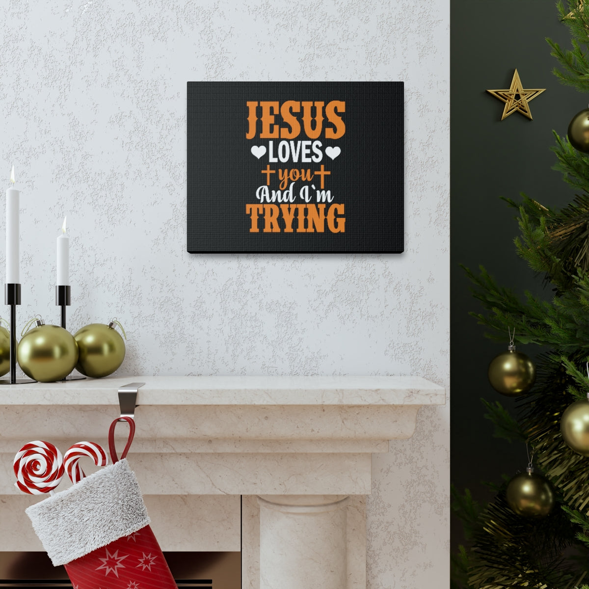Scripture Walls Jesus Loves You James 1:3 Christian Wall Art Bible Verse Print Ready to Hang Unframed-Express Your Love Gifts